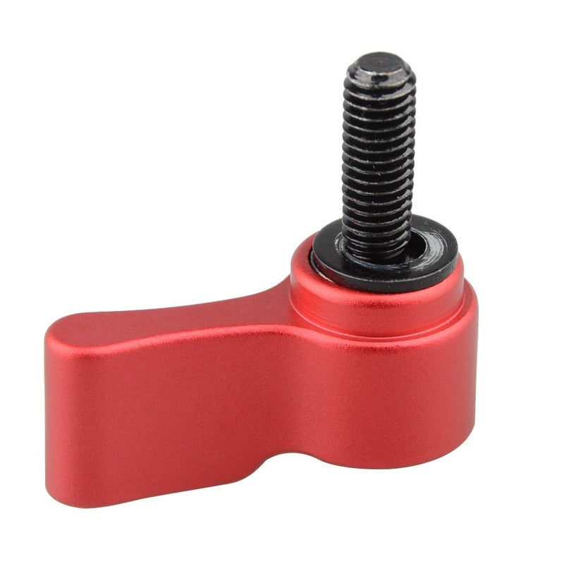CAMVATE Knob Screw with M5 Male Threading Rotating Adjustable Thumb Lever Screw (Red,18mm Length) - 1510 - Image 3